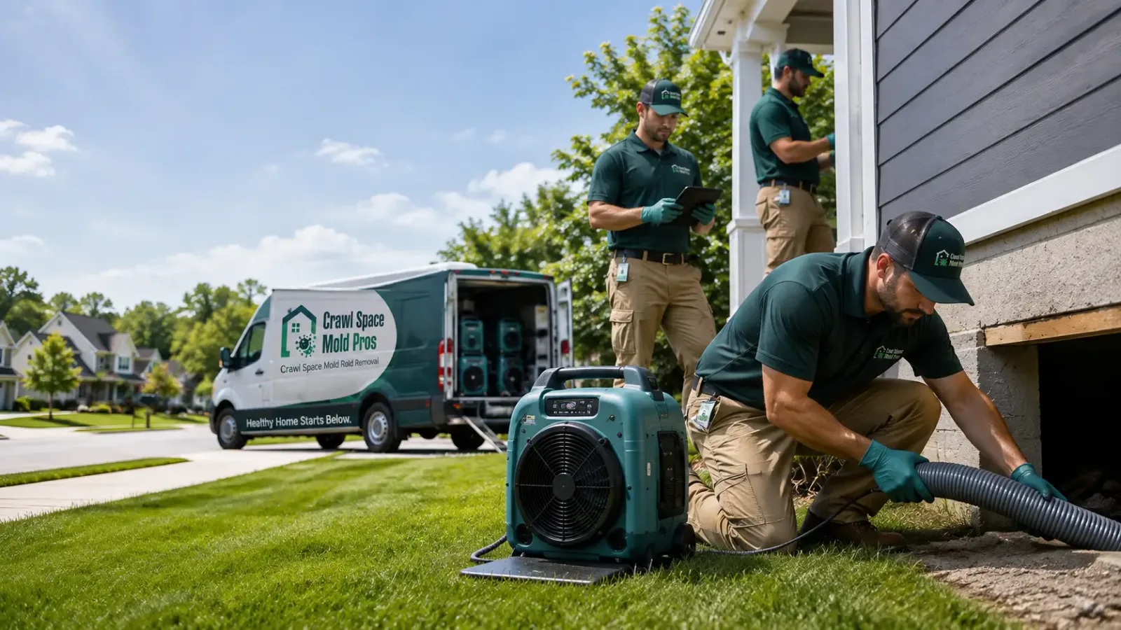 Crawl Space Mold Removal in Line Lexington, PA